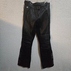 Joe Rocket WOMENS ROCKET Girl Leather Motorcycle Pants Size S